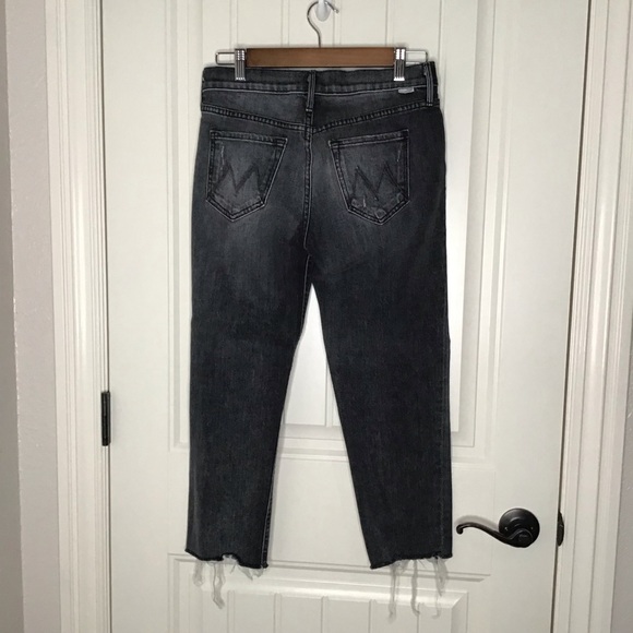 MOTHER Fly Away Dropout Snippet in The Troublemaker Next Door Size 25. - Picture 5 of 10